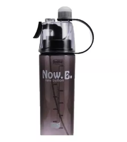 Botella Para Agua Con Spray Pulverizador 600ml Ele-gate Color Azul Talla  N/a