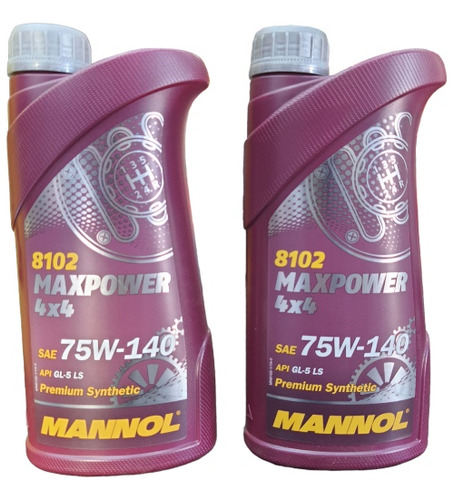 Aceite 75w140 Ls Mannol Diferencial Y Cajas De Cambios 2 Lts