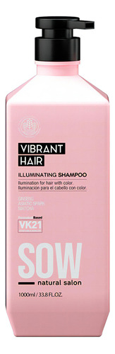  Shampoo Sow Vibrant Hair 1000ml Iluminador Tinturados
