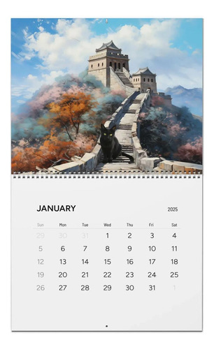 Calendario 2025 Calendario De Pared Colgante Calendario Mens