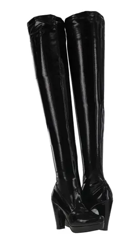 Botas altas de charol mujer new arrivals