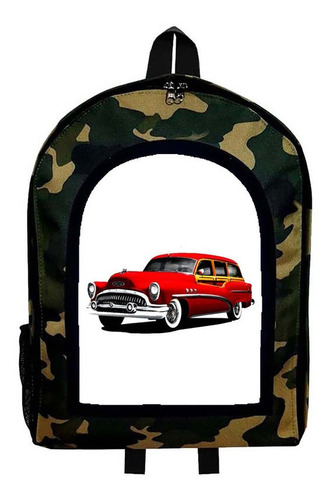 Mochila Camuflada Vehiculos Viejos Antiguos Mod Aar147