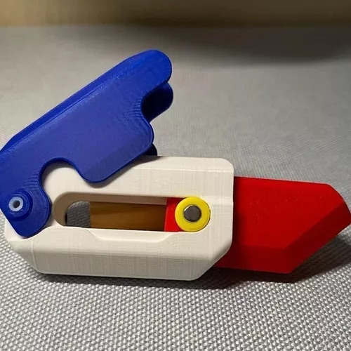 2 Piezas Cuchillo De Plástico Con Juguete Fidget Impreso En