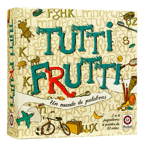 Tutti Frutti Un Mundo De Palabras Juego De Mesa