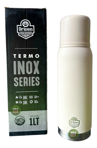 Termo Acero Inoxidable 1 Lt Tapon Cebador - Driven