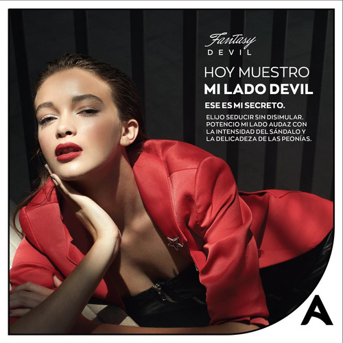 Set 2 Pzs Fragancia Fantasy Devil Avon Para Dama