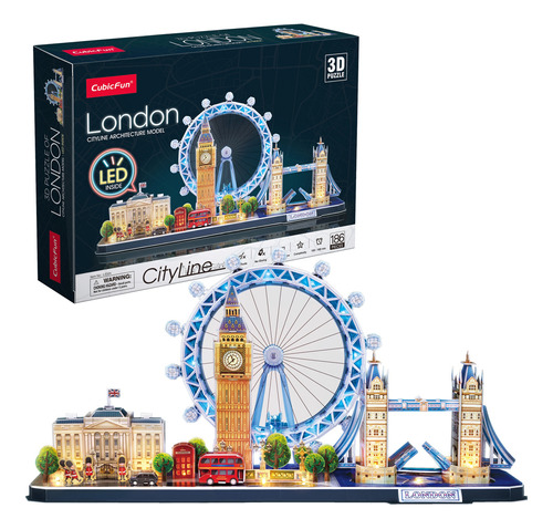Puzzle 3d - Londres Con Luces Led - Cubicfun