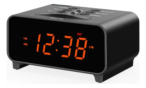 Mesa rectangular Reloj Digital Alarma, Precio bajo Mesa