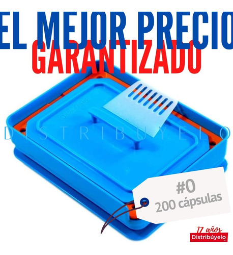 Encapsuladora Manual 200 Capsulas Set 6 Piezas Envio Gratis