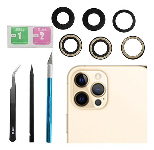 3 Pcs(1 Set) Sapphire Rear Camera Glass Lens   For Ipho...