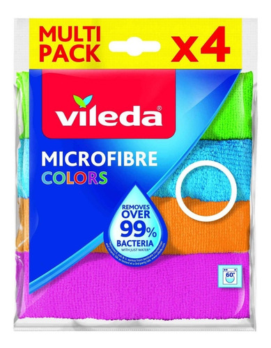 Vileda Paños De Microfibra X 4 - 30x30