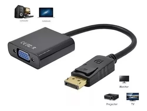 Cable Adaptador Display Port A Vga