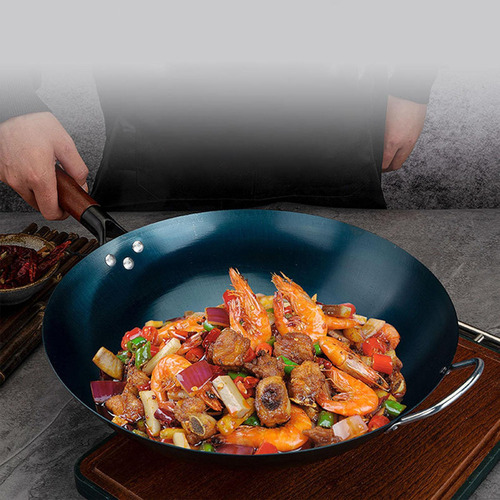 C-f Sartén Wok Wok De Fondo Redondo Wok De Cocina General