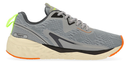 Zapatillas Entrenamiento Topper Effective Hombre En Gris Y A