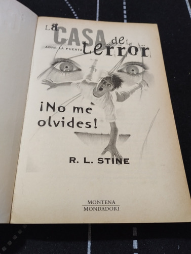 Lote X 3 R. L. Stine: La Casa Del Terror. Montena. Olivos. (Usado)