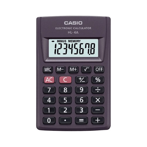 Calculadora De Bolsillo Casio Hl-4a Districomp
