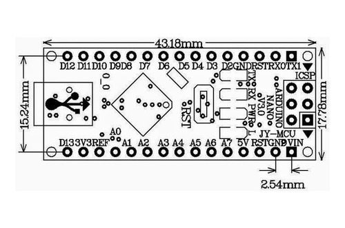 Arduino Nano V3 Atmega328 5v Tipo C