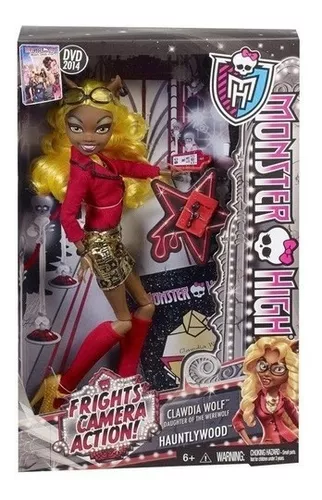 MATTEL MONSTER HIGH MONSTROS CÂMERA AÇÃO CLAWDIA WOLF - GTIN/EAN/UPC  746775374105 - Cadastro de Produto com Tributação e NCM - Cosmos