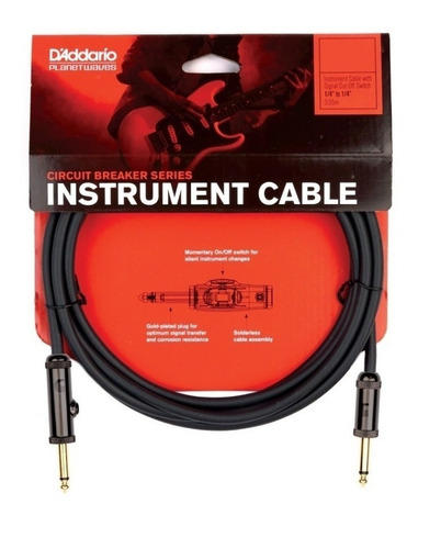 Cable Instrumento Planet Waves Circuit Breaker Pw-ag-20 6mts