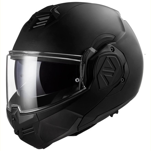 Casco Abatible De Moto Ls2 Ff906 Advant Noir Negro Mate