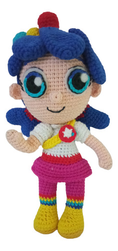 Muñeca Vera, Del Reino Arcoiris Tejido A Crochet