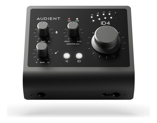 Interfaz Audio Audient Id4 Mkii, Consola Mic De Alto Perf