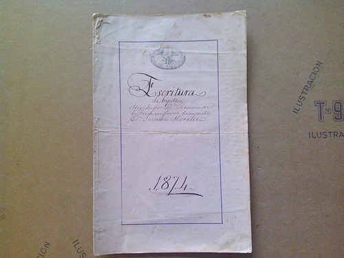 Antiguo Documento 1874