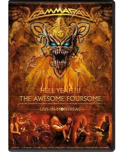 Gamma Ray - Hell Yeah!!! Live In Montreal - 2 Dvds Nuevo