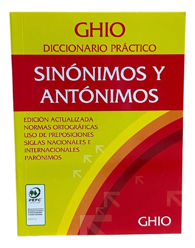 Diccionario Ghio Práctico Sinónimos Y Antónimos