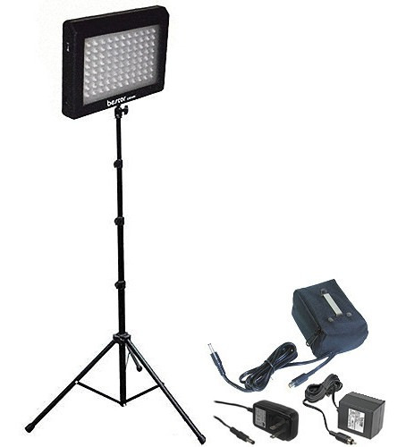 Bescor Single Light 95w Led Kit With Battery And Charger