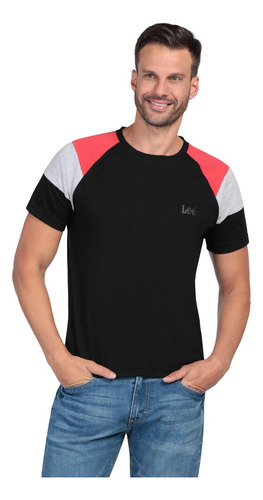 Playera Slim Fit Manga Corta Lee Hombre 301