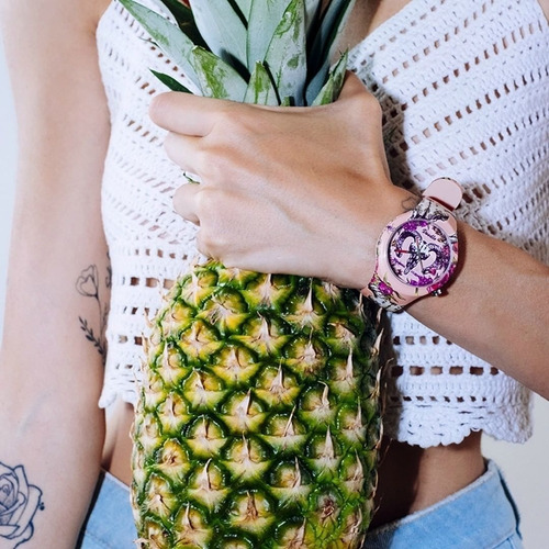 Imagen 3 de 7 de Reloj Unisex Doodle Watch | Ram Skull | Marca Italiana
