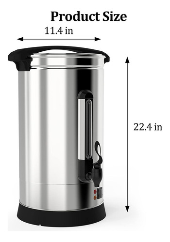 Urna De Café 110 Tazas 16l Cafetera Comercial Para Bufé