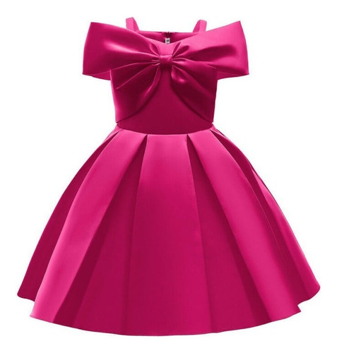 Vestido Tutú Princesa Con Hombros Descubiertos Para Niñas, F