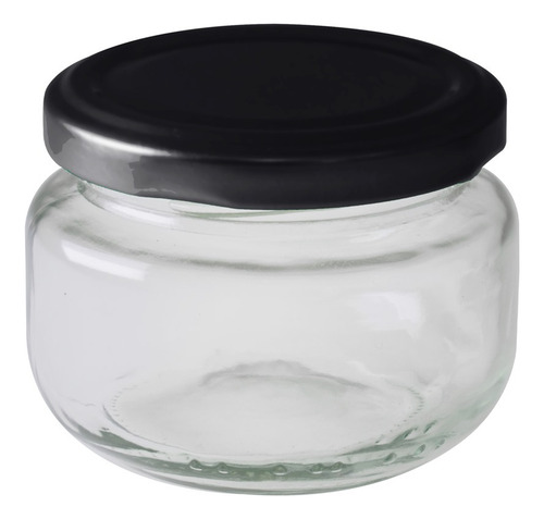 Frasco De Vidrio 110 Ml 4 Oz 200 Pz Tapa Bca Dorada O Negra Color Negro