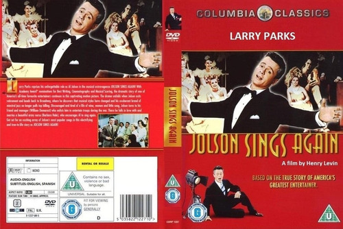 Canta Al Corazon ( Jolson Sings Again) Larry Parks - Dvd
