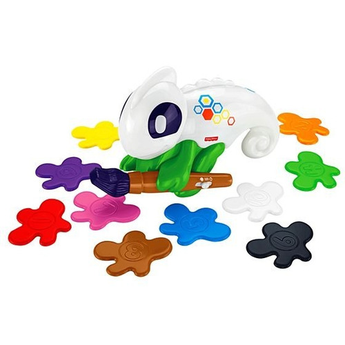 Brinquedo Camaleão Ensina As Cores Números Fisher-price Novo