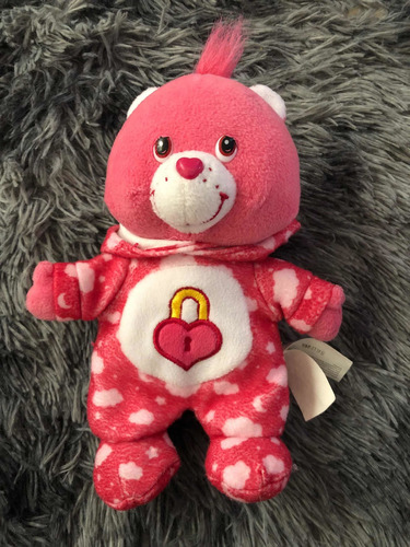 Osito Cariñosito 20 Cm Aprox Secret Bear Rojo Vintage