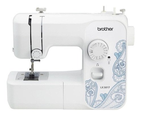 Máquina de coser Brother LX3817 portable blanca 110V