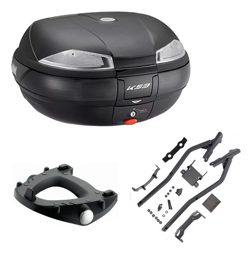 Baul Trasero 53 L Con Soporte P/ Honda Vfr Cross Runner 800