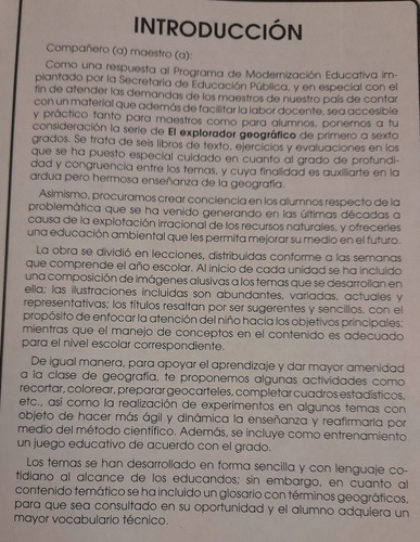 Explorador Geográfico 4 Álbum Deactividades De Aprendizaje 6