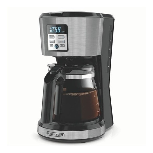 Imagen 1 de 1 de Cafetera Black+Decker CM1331 automática stainless de filtro 120V