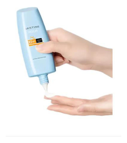 Loción Protector Solar 50spf Mistine Base Facial Agua 40ml