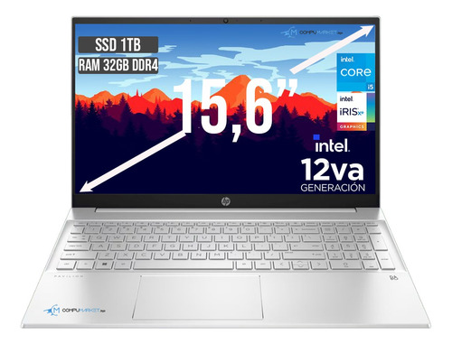 Portatil Hp Pavilion Intel Core I5 1235u Ssd 1tb + Ram 32gb