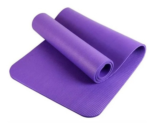 Colchoneta Mat Yoga Pilates Caucho Nbr 10mm Meditacion