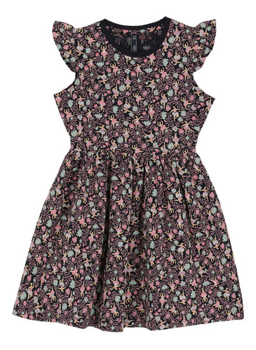 Vestido Corto Estilo Fit & Flare De Niña C&a (1061697)