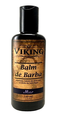 Balm De Barba Mar Profissional 140ml Cítrico Viking  