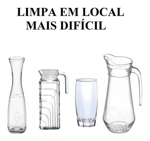 Imagem 10 de 10 de Escova De Lavar Garrafa Mamadeira Copo Taça Silicone