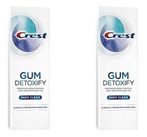 Crest Gum Detoxify Pasta Dental Limpieza Profunda 4.1 Oz (