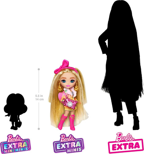 Barbie Muñeca Extra Fly Minis Viaje Con Moda Safari Hpt56